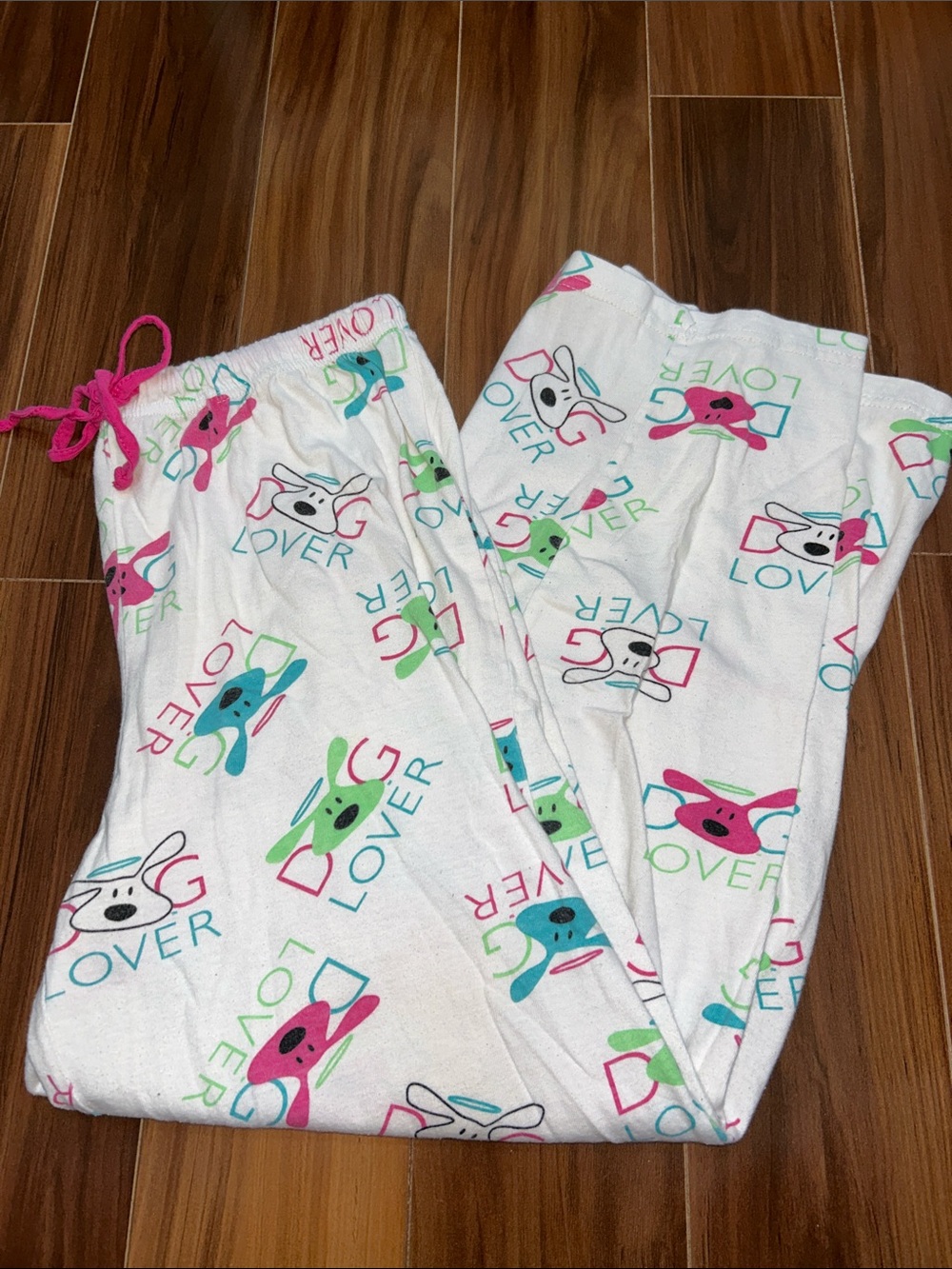 Medium 100% cotton Dog is good dog lover pajama pants